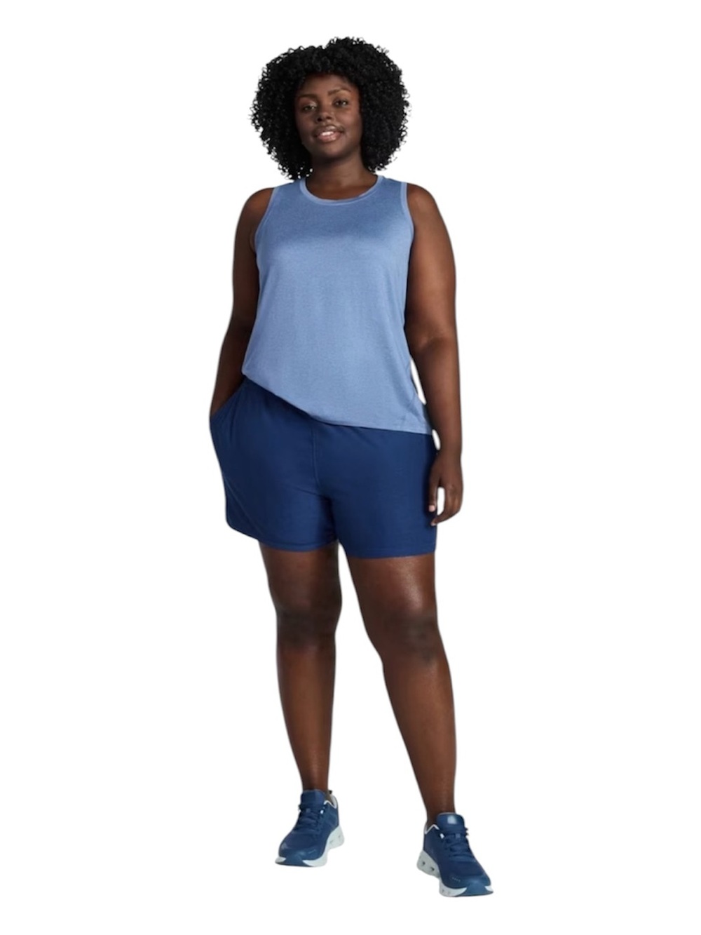 ❤️ ATHLETIC WORKS Women’s BLUE Shorts – SIZE 2XL